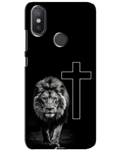 Чохол для Xiaomi Mi A2 Lite з картинкою «Лев та Хрест»