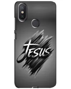 Чохол для Xiaomi Mi A2 Lite з картинкою «Напис Jesus Graffiti»
