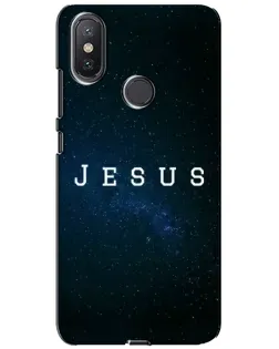 Чохол для Xiaomi Mi A2 Lite з картинкою «Зоряне небо Jesus»