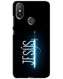Чохол для Xiaomi Mi A2 Lite з картинкою «Меч Духа Jesus»