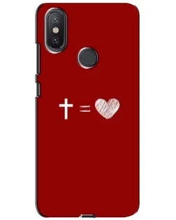 Чохол для Xiaomi Mi A2 Lite з картинкою «Рівняння любові»