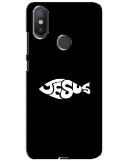 Чохол для Xiaomi Mi A2 Lite з картинкою «Риба  Jesus»