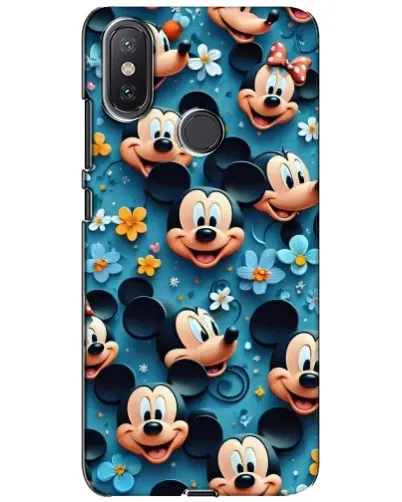 Чохол для Xiaomi Mi A2 Lite з картинкою «Паттерн Міккі та Мінні» Чохол для Xiaomi Mi A2 Lite з картинкою «Паттерн Міккі та Мінні»