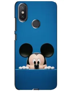 Чохол для Xiaomi Mi A2 Lite з картинкою «Міккі виглядає»