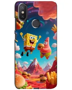 Чохол для Xiaomi Mi A2 Lite з картинкою «Космічний фастфуд»