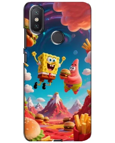 Чохол для Xiaomi Mi A2 Lite з картинкою «Космічний фастфуд»