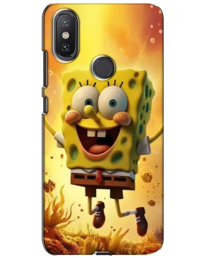 Чохол для Xiaomi Mi A2 Lite з картинкою «Губка Боб стрибає»