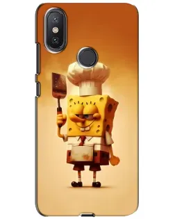 Чохол для Xiaomi Mi A2 Lite з картинкою «Губка Боб кухар»