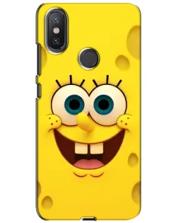 Чохол для Xiaomi Mi A2 Lite з картинкою «Губка Боб посмішка»