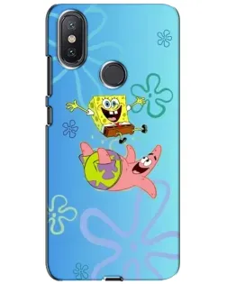 Чохол для Xiaomi Mi A2 Lite з картинкою «Спанч Боб та Патрік»