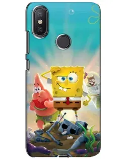 Чохол для Xiaomi Mi A2 Lite з картинкою «Спанч Боб переможець»