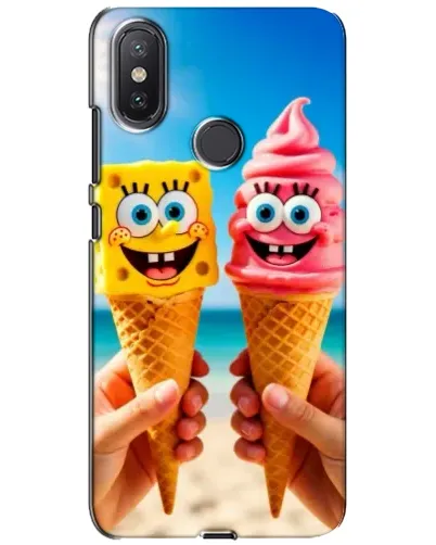 Чохол для Xiaomi Mi A2 Lite з картинкою «Спанч Боб морозиво»