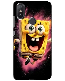 Чохол для Xiaomi Mi A2 Lite з картинкою «Вибуховий Спанч Боб»