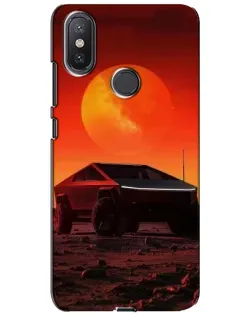 Чохол для Xiaomi Mi A2 Lite з картинкою «Cybertruck на Марсі»