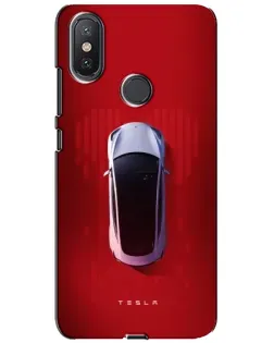 Чохол для Xiaomi Mi A2 Lite з картинкою «Tesla Top View»
