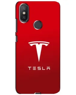 Чохол для Xiaomi Mi A2 Lite з картинкою «Tesla Red Classic»
