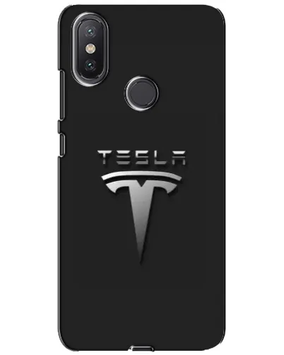 Чехол для Xiaomi Mi A2 Lite с картинкой «Стальной логотип Tesla» Чехол для Xiaomi Mi A2 Lite с картинкой «Стальной логотип Tesla»