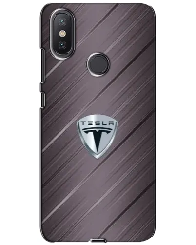 Чехол для Xiaomi Mi A2 Lite с картинкой «Металлическая текстура Tesla» Чехол для Xiaomi Mi A2 Lite с картинкой «Металлическая текстура Tesla»