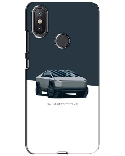 Чехол для Xiaomi Mi A2 Lite с картинкой «Серебристый Cybertruck Tesla» Чехол для Xiaomi Mi A2 Lite с картинкой «Серебристый Cybertruck Tesla»