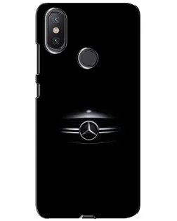 Чохол для Xiaomi Mi A2 Lite з картинкою «Mercedes — абстрактні лінії»