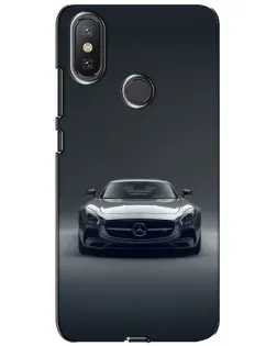 Чехол для Xiaomi Mi A2 Lite с картинкой «Mercedes на черном»