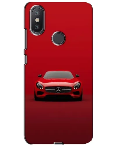 Чехол для Xiaomi Mi A2 Lite с картинкой «Красный Mercedes AMG»
