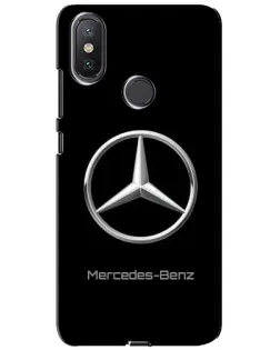 Чохол для Xiaomi Mi A2 Lite з картинкою «Mercedes Silver Logo»