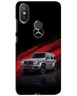 Чохол для Xiaomi Mi A2 Lite з картинкою «Mercedes G-Class червоний»