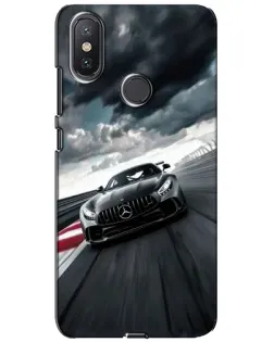 Чохол для Xiaomi Mi A2 Lite з картинкою «Гоночний Mercedes AMG»