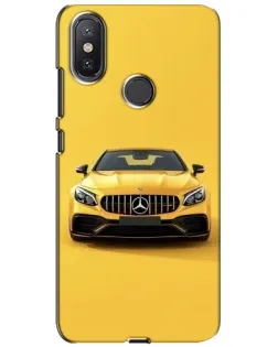 Чохол для Xiaomi Mi A2 Lite з картинкою «Жовтий Mercedes GT»