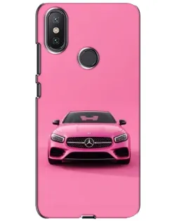 Чохол для Xiaomi Mi A2 Lite з картинкою «Рожевий Mercedes AMG»