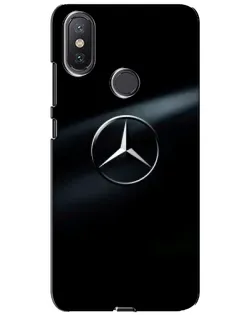 Чохол для Xiaomi Mi A2 Lite з картинкою «Mercedes на металі»
