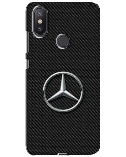 Чохол для Xiaomi Mi A2 Lite з картинкою «Карбоновий Mercedes стиль» Чохол для Xiaomi Mi A2 Lite з картинкою «Карбоновий Mercedes стиль»
