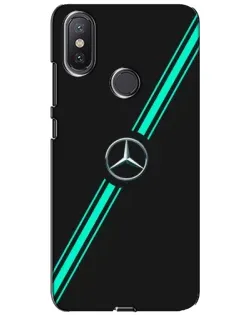 Чехол для Xiaomi Mi A2 Lite с картинкой «Спортивные линии Mercedes»