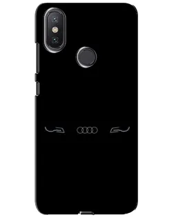 Чохол для Xiaomi Mi A2 Lite з картинкою «Audi — світловий підпис»
