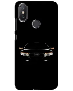 Чохол для Xiaomi Mi A2 Lite з картинкою «Audi — нічний контур»