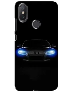 Чохол для Xiaomi Mi A2 Lite з картинкою «Audi в неоні»