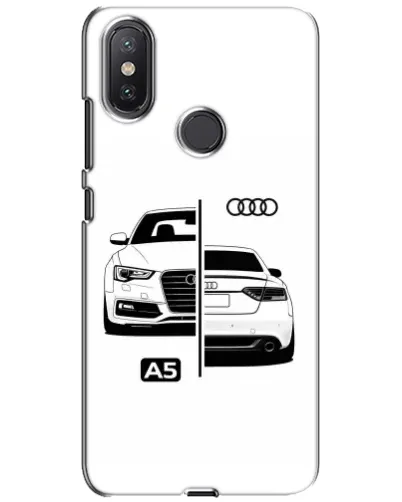 Чохол для Xiaomi Mi A2 Lite з картинкою «Audi — контрастний дизайн» Чохол для Xiaomi Mi A2 Lite з картинкою «Audi — контрастний дизайн»