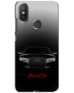 Чохол для Xiaomi Mi A2 Lite з картинкою «Audi — градієнтний контур»