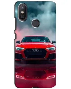 Чохол для Xiaomi Mi A2 Lite з картинкою «Audi RS — червоний стиль»