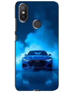 Чохол для Xiaomi Mi A2 Lite з картинкою «Audi — блакитна енергія»