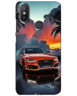 Чохол для Xiaomi Mi A2 Lite з картинкою «Audi — захід сонця»
