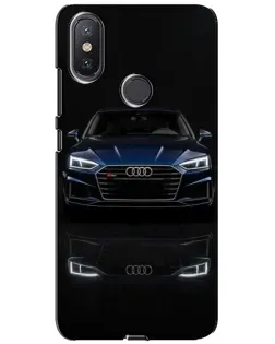 Чохол для Xiaomi Mi A2 Lite з картинкою «Audi — нічне відображення»