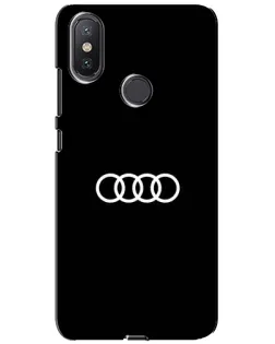 Чохол для Xiaomi Mi A2 Lite з картинкою «Audi White Logo»
