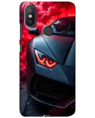 Чохол для Xiaomi Mi A2 Lite з картинкою «Lamborghini червоне сяйво» Чохол для Xiaomi Mi A2 Lite з картинкою «Lamborghini червоне сяйво»