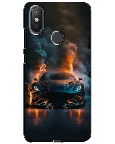 Чохол для Xiaomi Mi A2 Lite з картинкою «Lamborghini димна естетика» Чохол для Xiaomi Mi A2 Lite з картинкою «Lamborghini димна естетика»