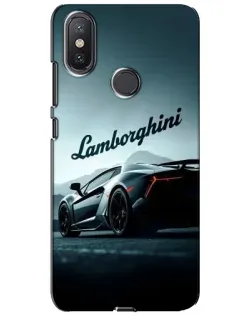 Чохол для Xiaomi Mi A2 Lite з картинкою «Класичний Lamborghini надпис»