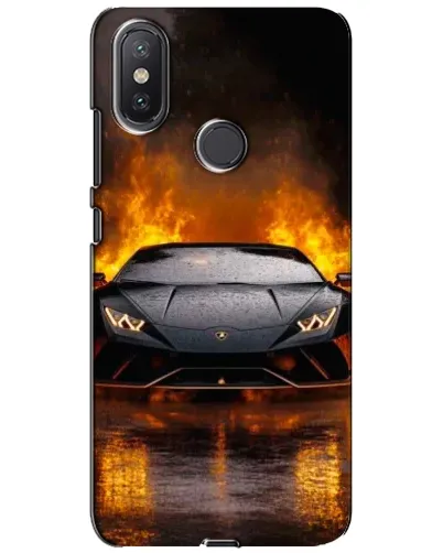 Чохол для Xiaomi Mi A2 Lite з картинкою «Lamborghini у вогні» Чохол для Xiaomi Mi A2 Lite з картинкою «Lamborghini у вогні»