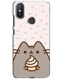 Чохол для Xiaomi Mi A2 Lite з картинкою «Пушин з кексом»