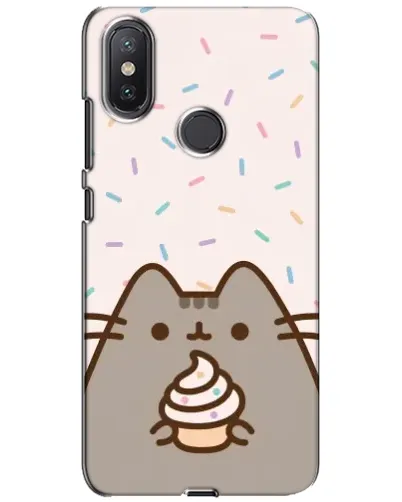 Чохол для Xiaomi Mi A2 Lite з картинкою «Пушин з кексом»